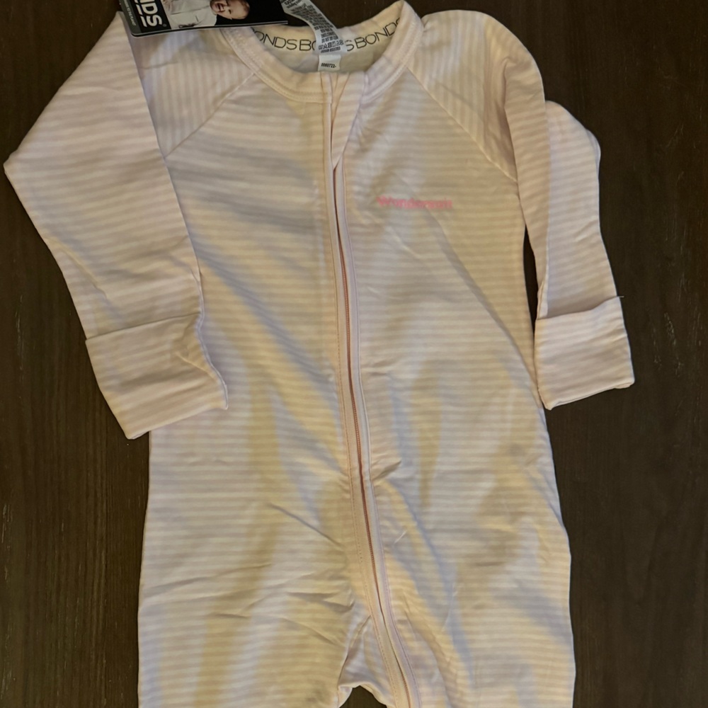 Light pink and white stripe